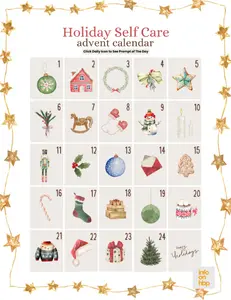 self care advent calendar